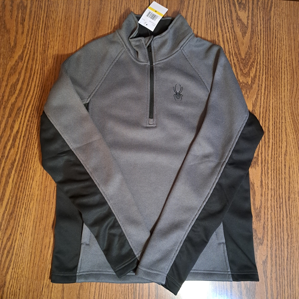 Spyder Men's Performance Jacket in Gray and Black